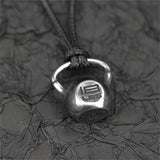 Men's Retro Entrepreneurial Sports Kettlebell Pendant Stainless Steel Necklace
