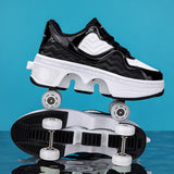 Four-wheel Rollerskate Children's Student Version 6-15 Years Old Roller Skating Sneakers