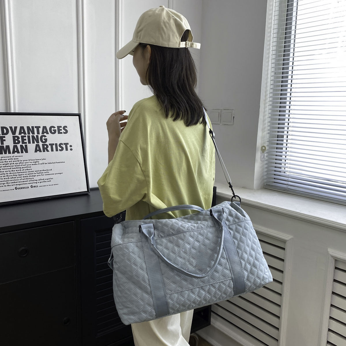 Fashion Large Capacity Dry Wet Separation Gym Bag