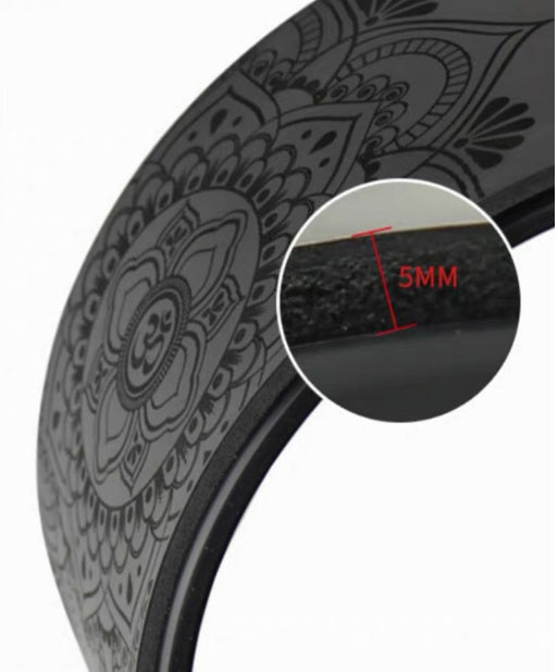 Cork rubber Yoga wheel
