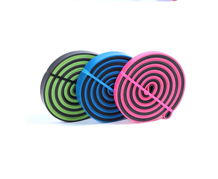 Two-Color Resistance Band Movement Latex Tension Band Strength Training Elasticity