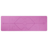 Tpe yoga mat body position line 6mm non-slip environmental protection fitness yoga mat