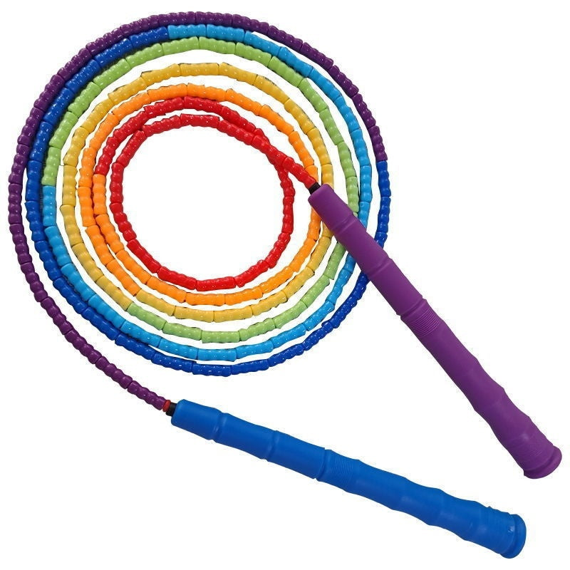Bamboo Rope Soft Bead Adjustable Skipping Rope