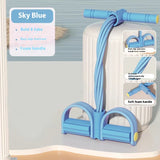 Pedal Chest Expander 6-tube Upgraded Sit-ups Aid