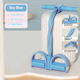 Pedal Chest Expander 6-tube Upgraded Sit-ups Aid