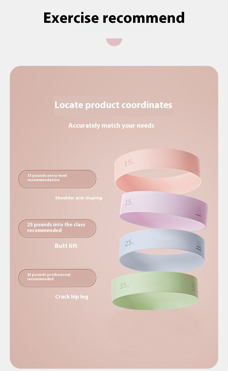 Yoga Elastic Force Circle Fitness Men And Women Resistance Band