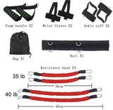 Drawstring elastic resistance band