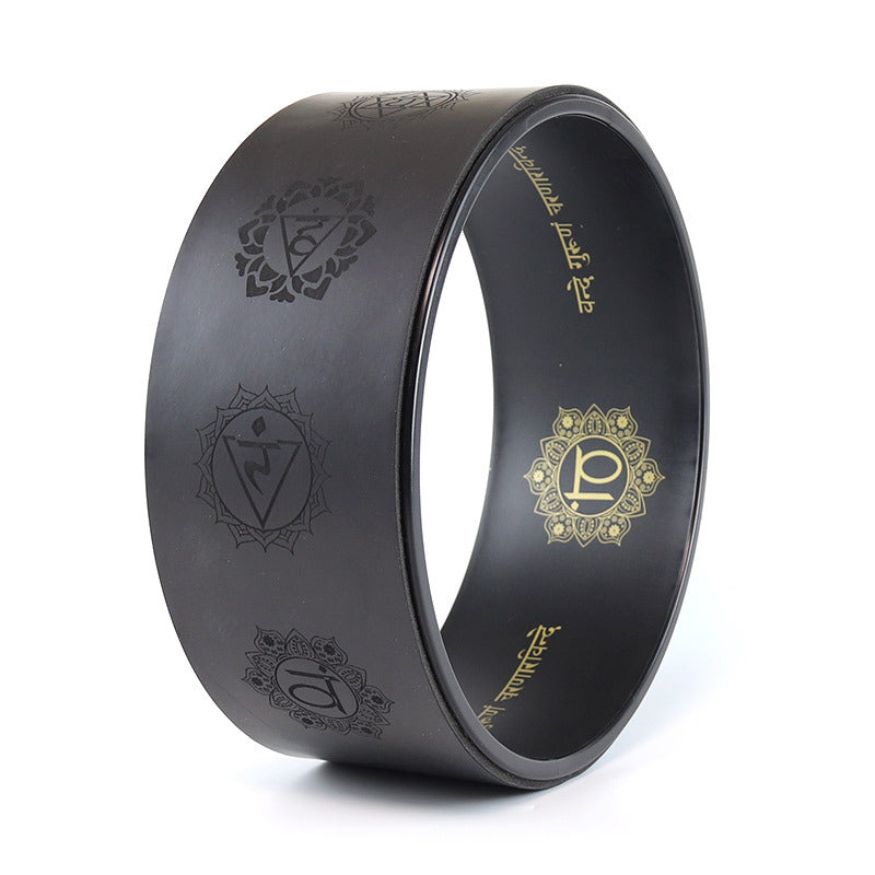 Rubber Yoga Wheel Pu Wheel Thickened And Compressive