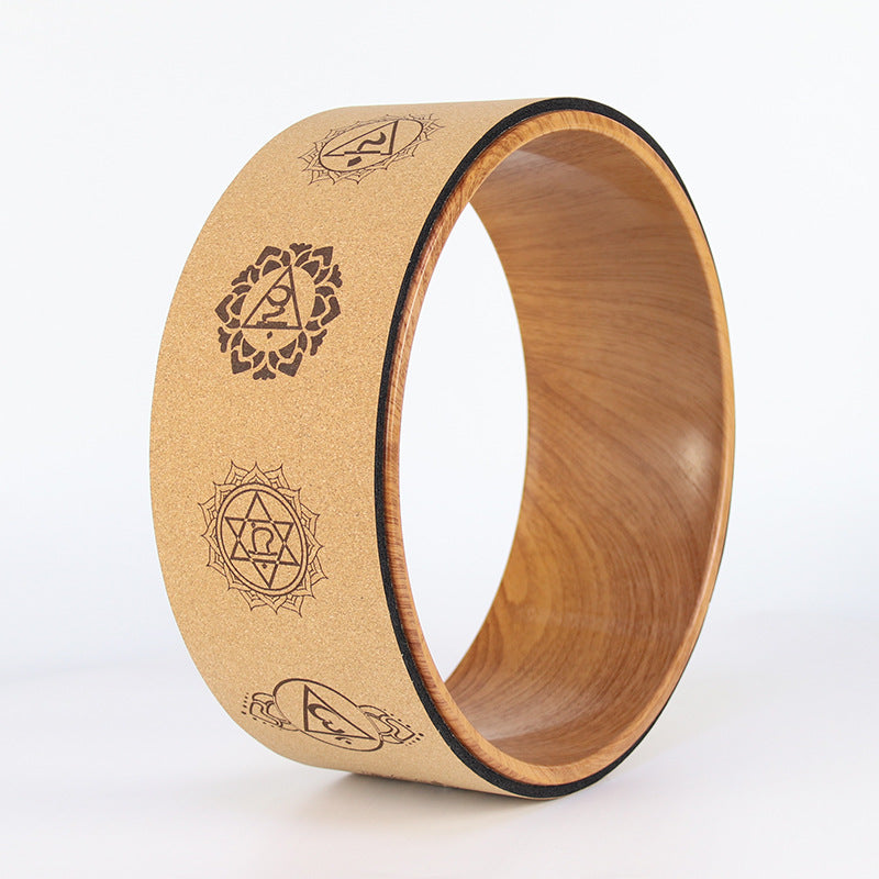 Home Fashion Simple Cork Yoga Wheel