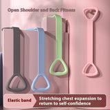 8 Words Chest Expander Yoga Fitness Resistance Band Resistance