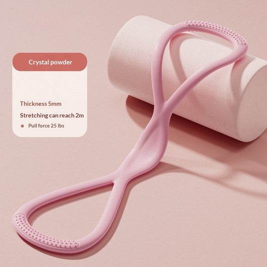 Resistance Band Back Stretching Elastic Rope 8-shaped
