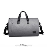 Large capacity wet and dry gym bag