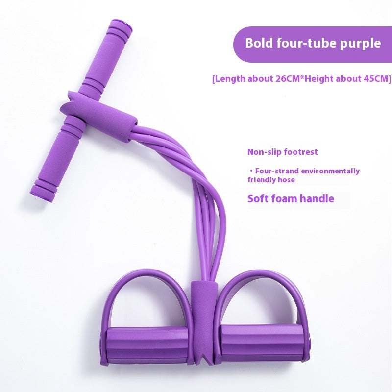 Four-tube Six-tube Pedal Chest Expander Open Shoulder Beauty Back