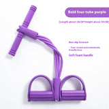 Four-tube Six-tube Pedal Chest Expander Open Shoulder Beauty Back