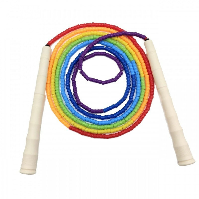 Bamboo Rope Soft Bead Adjustable Skipping Rope
