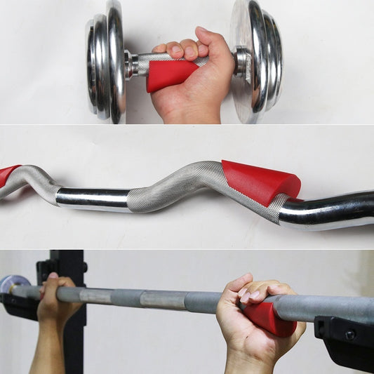 Arm Biceps Handle Sleeve Fitness Auxiliary Barbell Dumbbell Palm Tray Barbell Bench Press Handle Sleeve