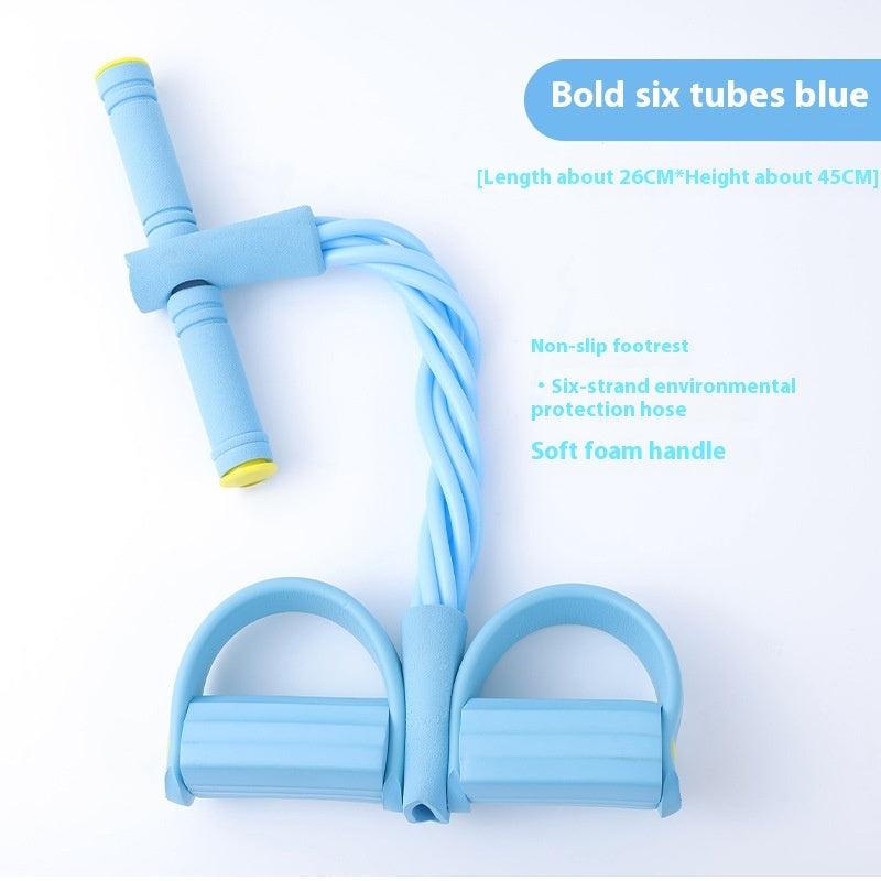 Four-tube Six-tube Pedal Chest Expander Open Shoulder Beauty Back